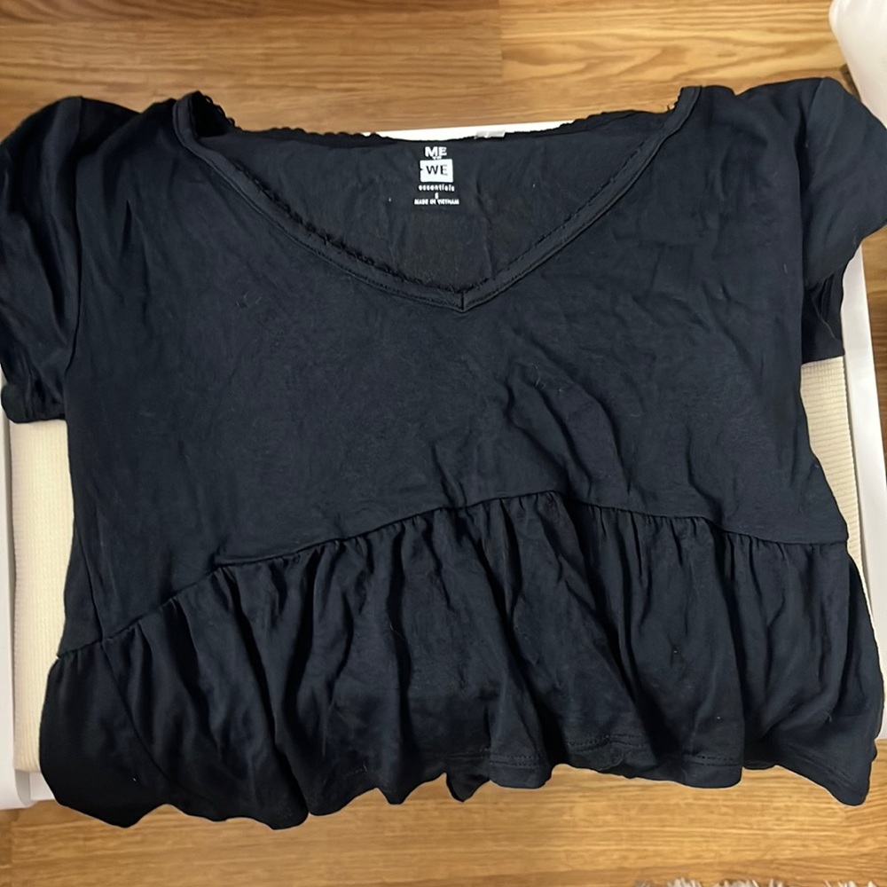 navy blue shirt worn twice